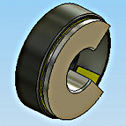 Thrust loading spherical plain bearings